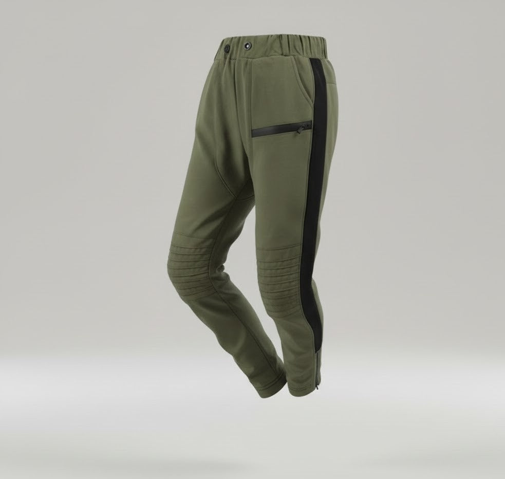 Pantalones escolares ajustados gris para niños 6-12 años con cintura elástica