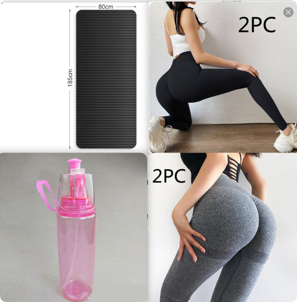 Esterilla Fitness Yoga Mat acolchada y antideslizante para entrenamientos de yoga y pilates