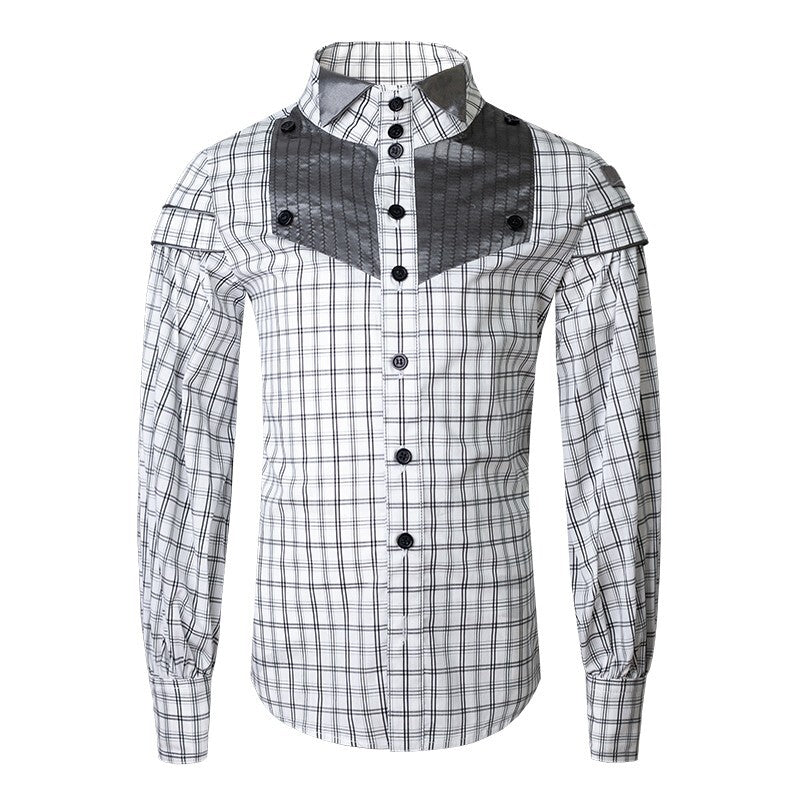 Camisa vintage de algodón para niños de manga larga, estilo clásico y cómodo para fiestas y uso diario