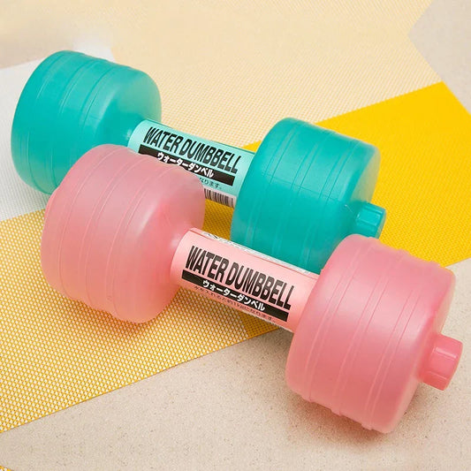 Mancuerna de agua ajustable para musculación y fitness en gimnasio y casa
