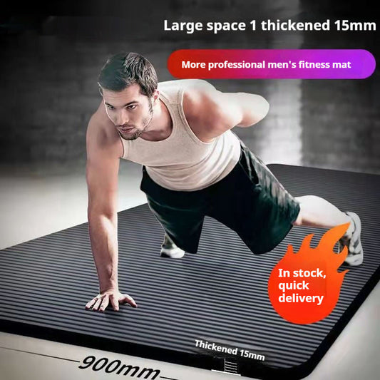 Esterilla Fitness Yoga Mat acolchada y antideslizante para entrenamiento cómodo y resistente